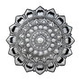 Conceptum Eugene V3 - 4662 - 1 Alfombra Plateada 80x80 cm